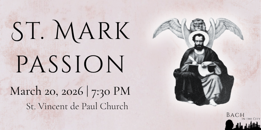 Bach's St. Mark Passion image