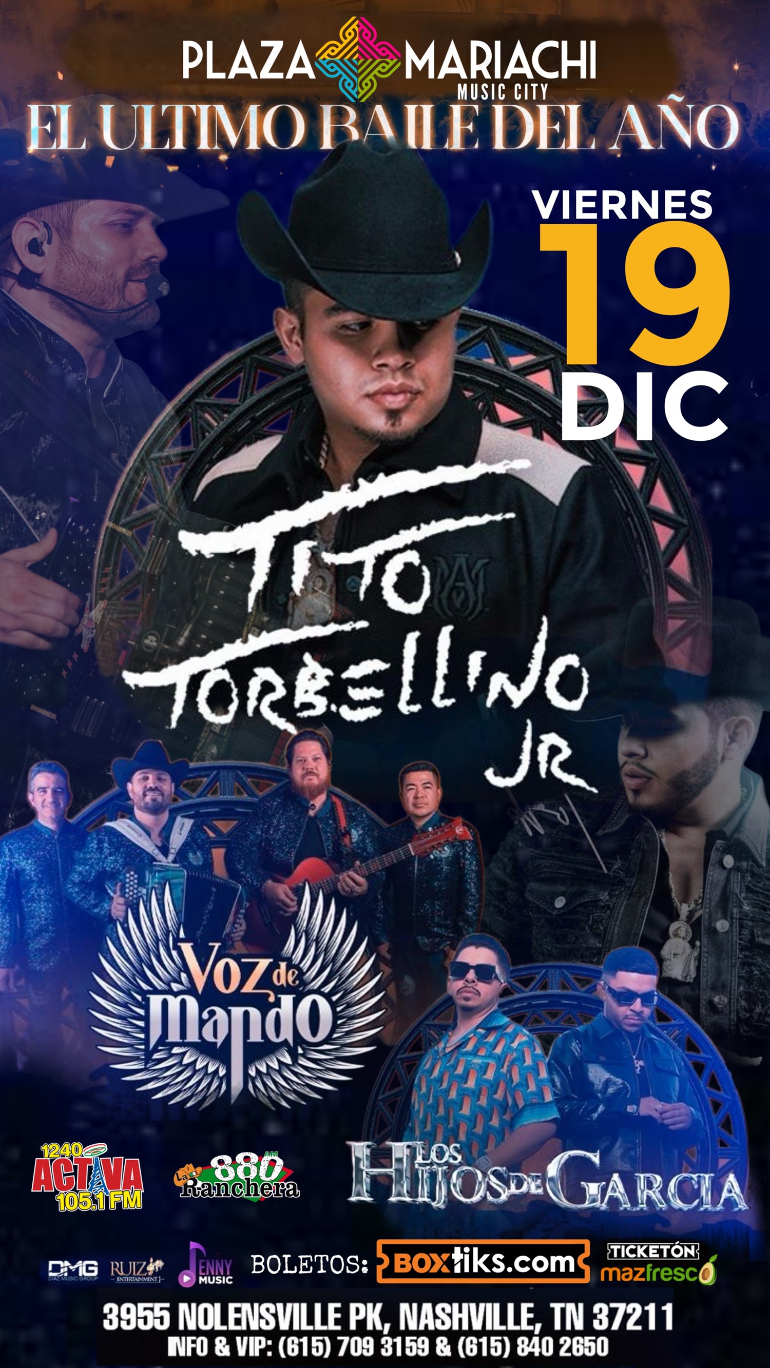 Tito Torbellino - Voz de Mando - Los Hijos de Garcia Nashville image