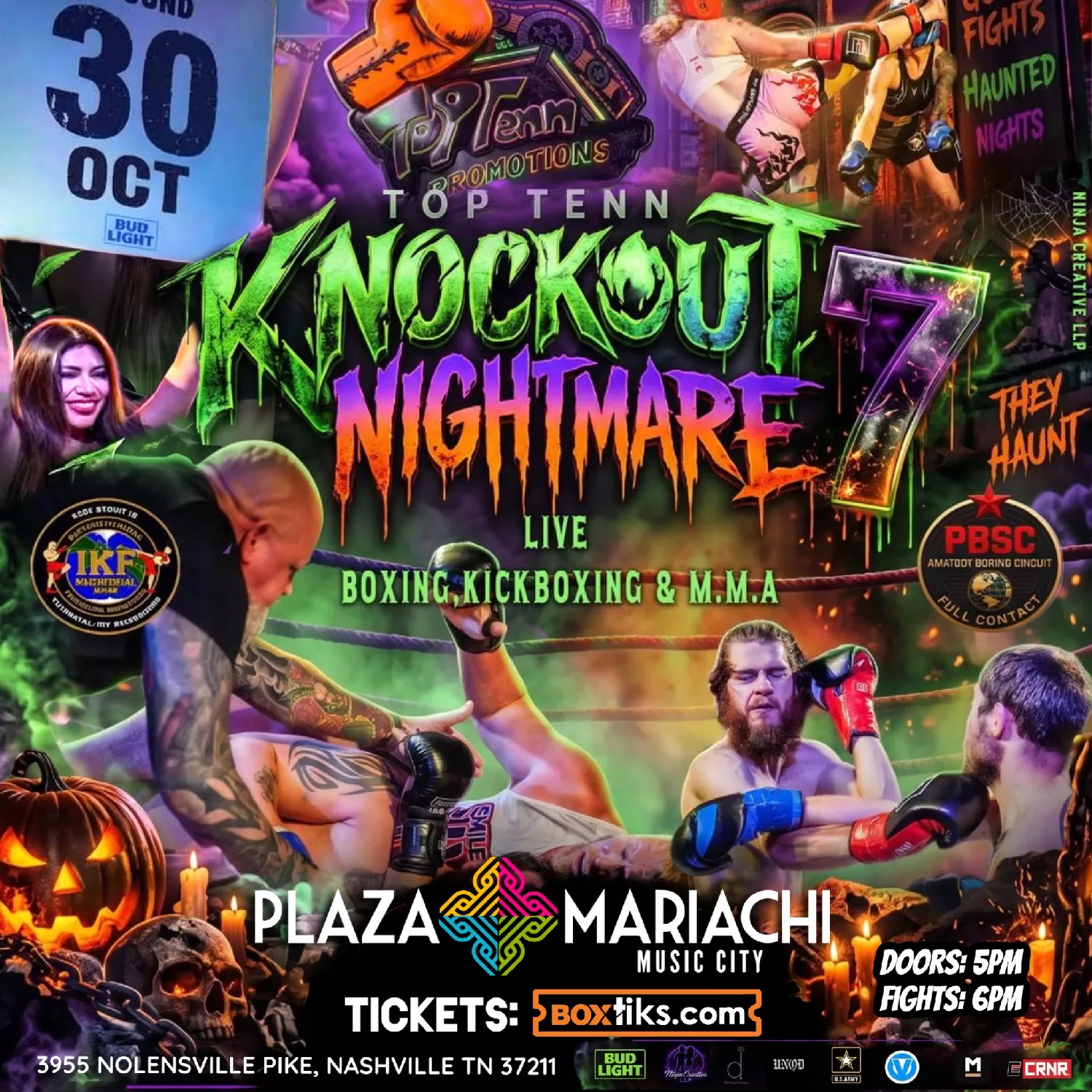 Live Kickboxing/KNOCKOUT NIGHTMARE image