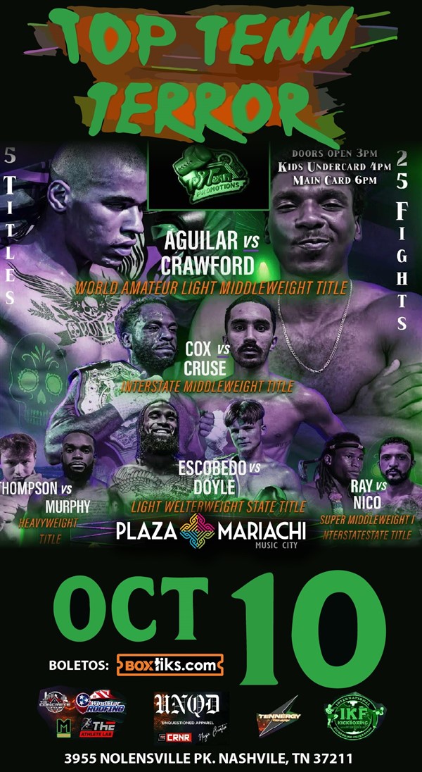 Get Information and buy tickets to World Amateur Light Middleweight Title Kickboxing Aguilar vs. Crawford on BoxTiks