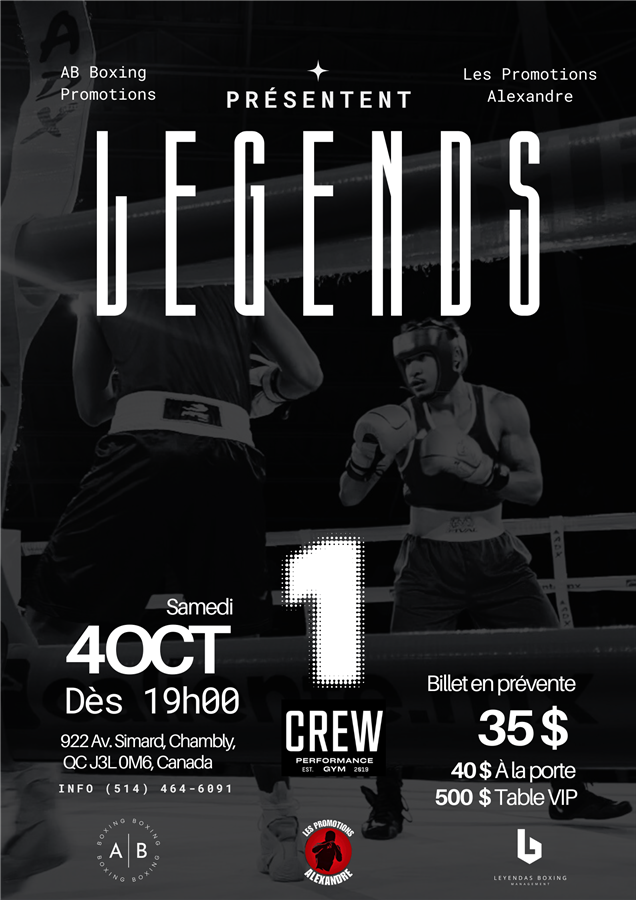Gala de boxe Legends