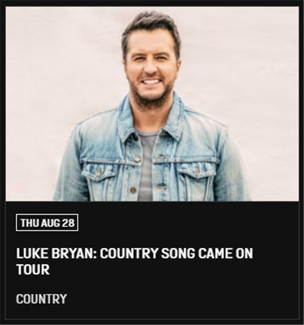 Transport from Campground to Luke Bryan Concert