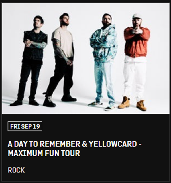 Transportation from Campground to A Day to Remember