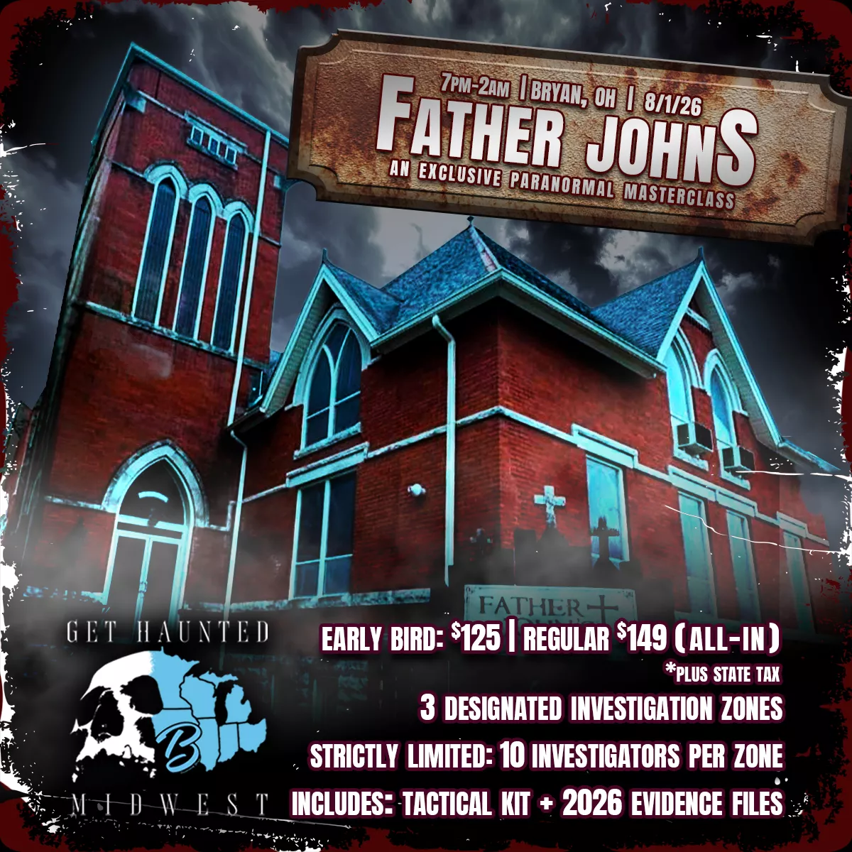 Father John's Micro Brewery Paranormal Investigation & Ghost Hunt | Bryan, OH image