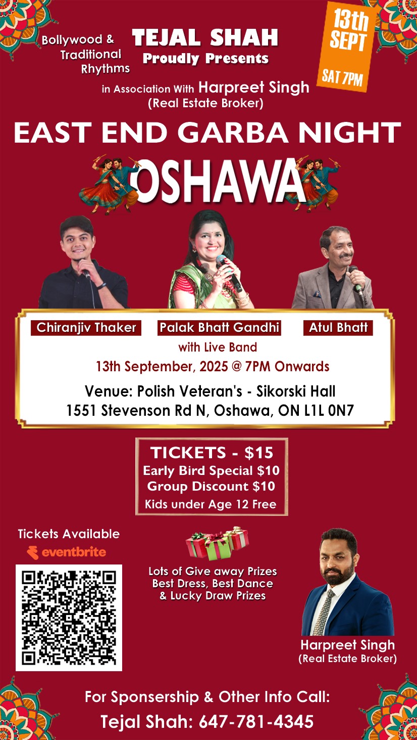 EAST END GARBA NIGHT OSHAWA image