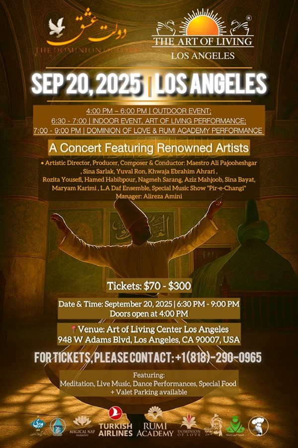 Get Information and buy tickets to Dominion of Love Festival – Los Angeles  on Shemshak