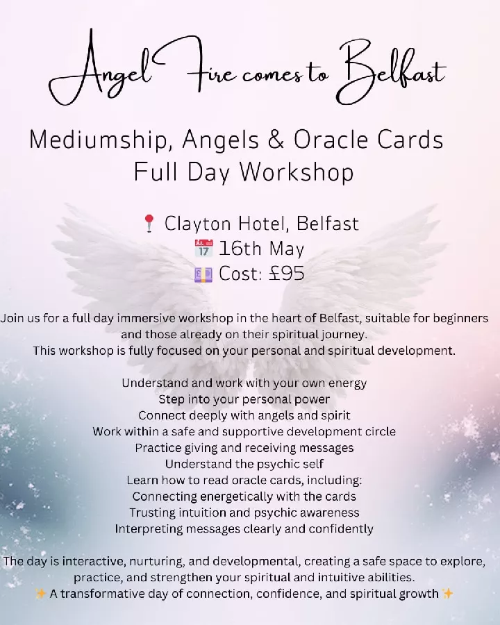 Mediumship, Angels & Oracle Cards Full Day Workshop