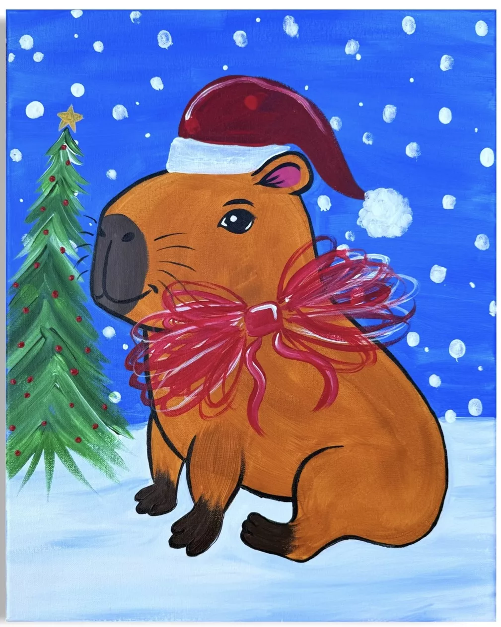 A Capybara Christmas - Kid’s Class! image