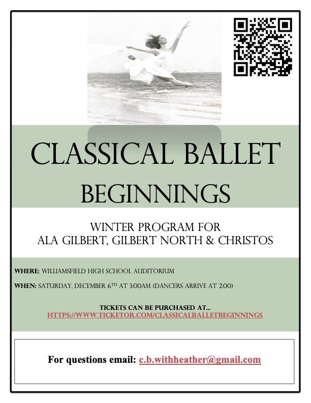 Classical Ballet Beginnings Winter Program -2025 image