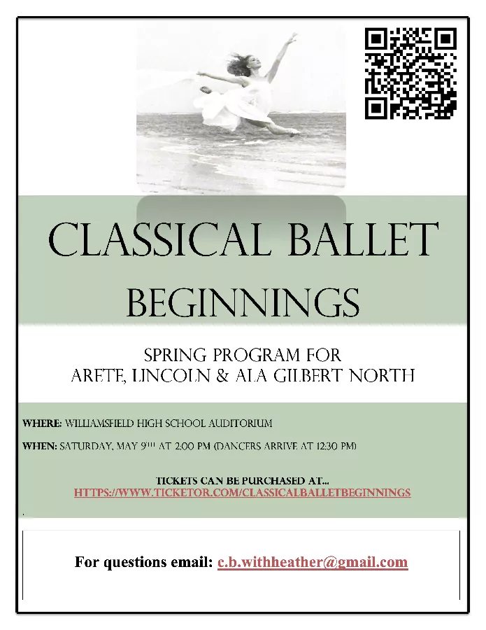 Classical Ballet Beginnings Spring Program -2026