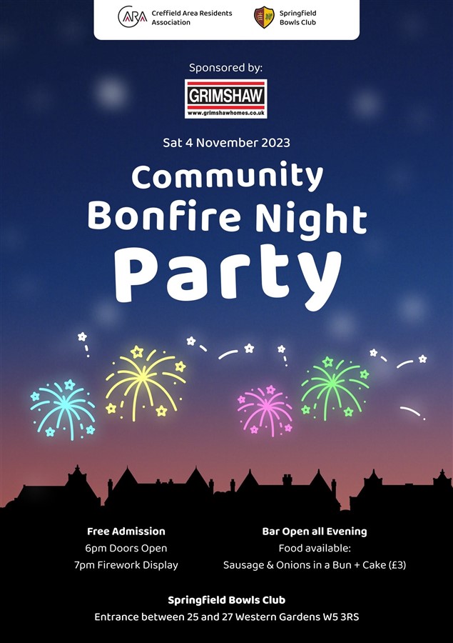 Community Bonfire Night