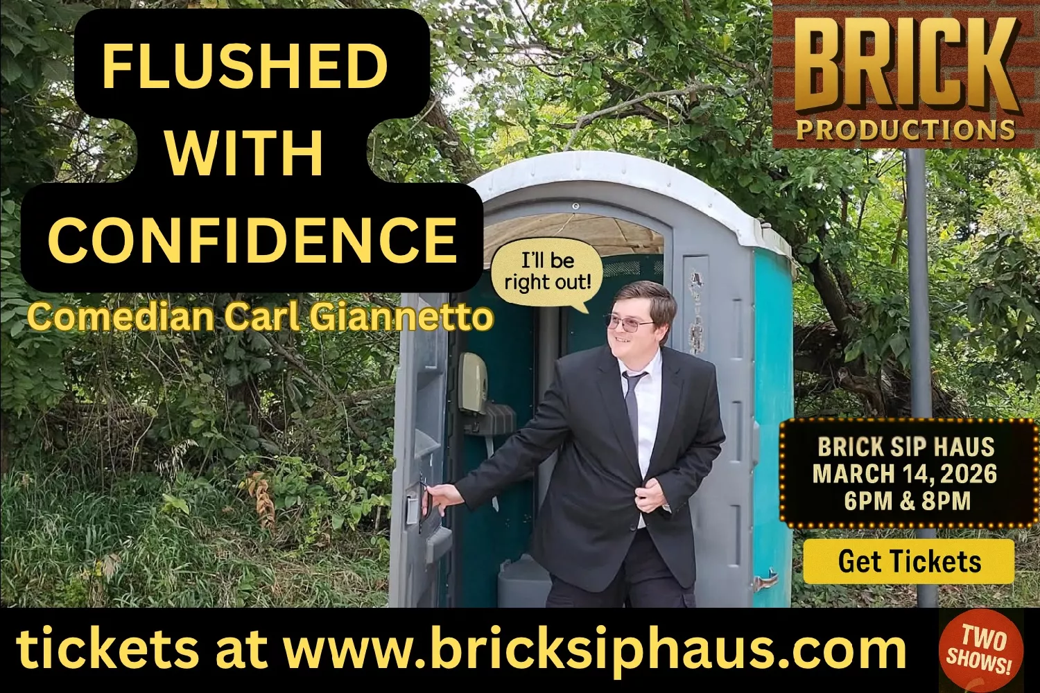 LIVE AT THE BRICK: Comedian CARL GIANNETTO image