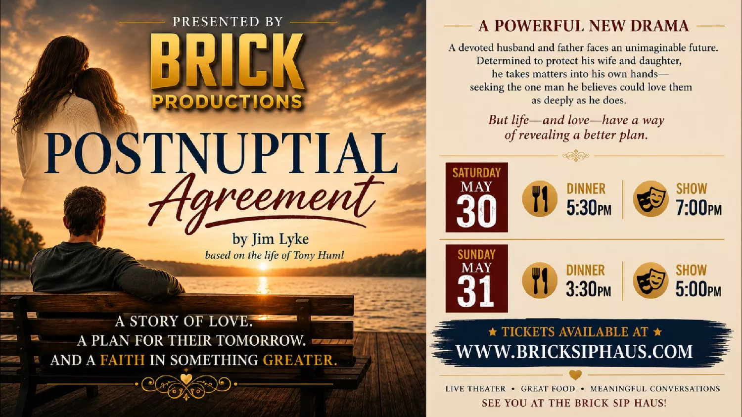 Brick Productions Presents: PostNuptial Agreement image
