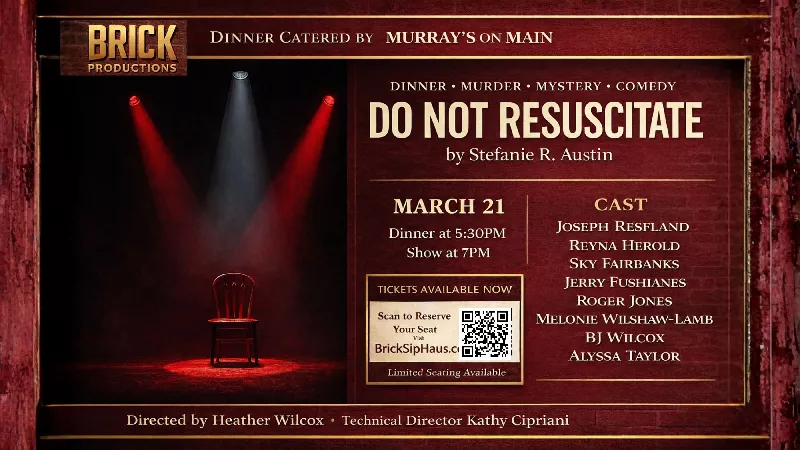 Get Information and buy tickets to Do Not Resuscitate-Stage Play by Stephanie Austin on Brick Sip Haus