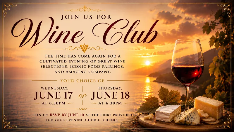 Wine Club Night #1