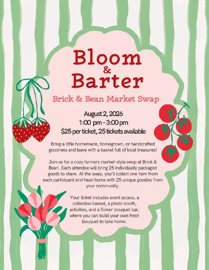 Bloom & Barter at Brick & Bean