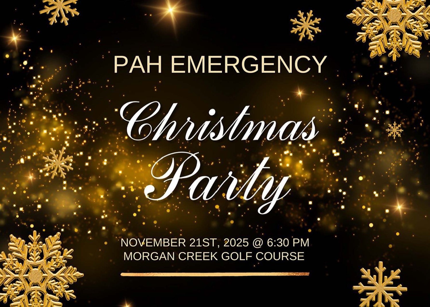 PAH EMERGENCY CHRISTMAS PARTY 2025 image