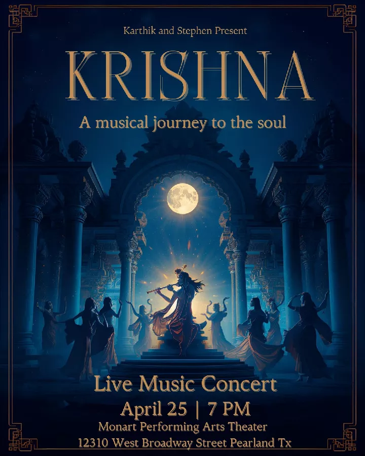 Get Information and buy tickets to Krishna A musical journey to the soul on SWARAM