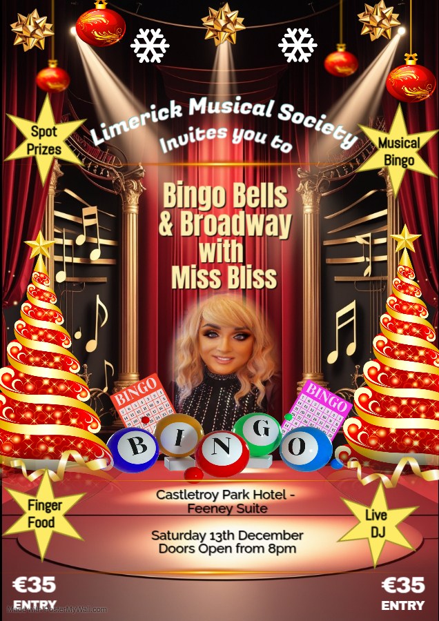 Bingo Bells & Broadway with Miss Bliss