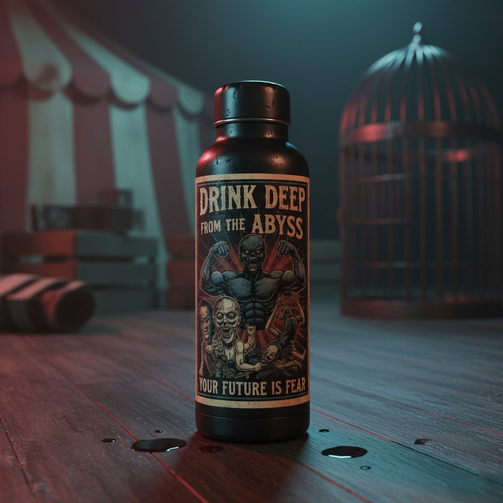 The Freak Shows Fortune Flask