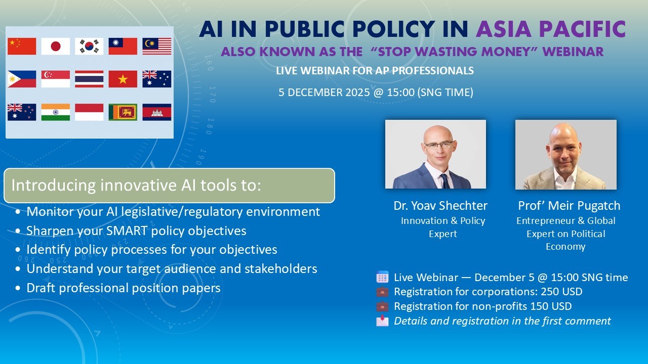 AI in Public Policy: Asia Pacific Webinar image