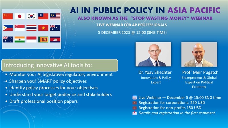 AI in Public Policy: Asia Pacific Webinar