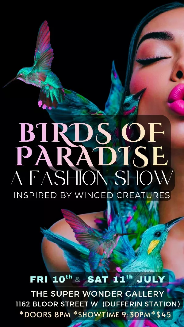 Birds of Paradise: A Fashion Show Inspired by Winged Creatures