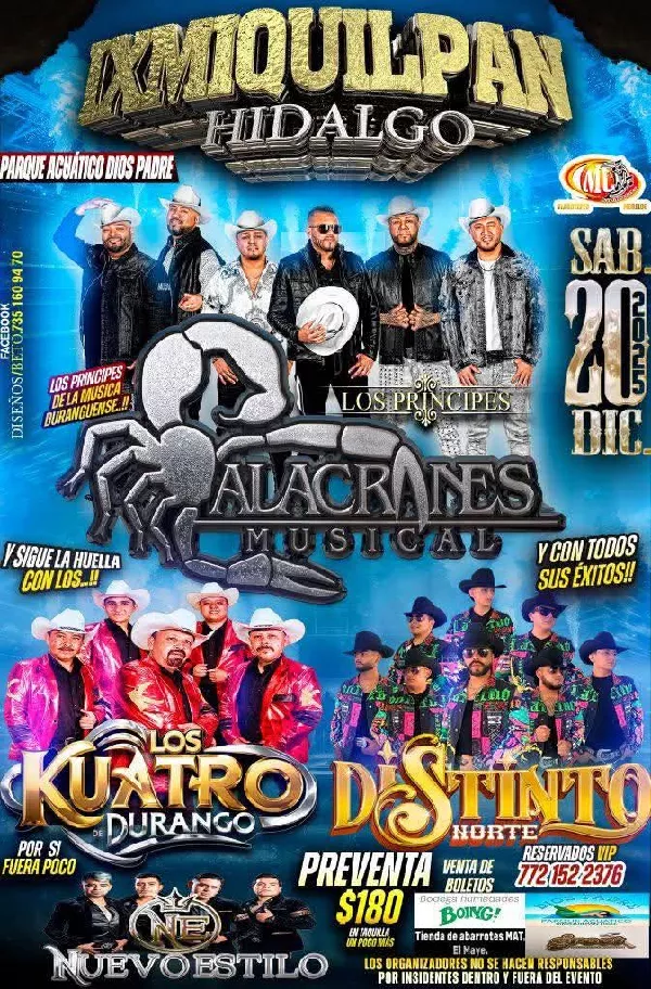 Alacranes Músical en IXMIQUILPAN HIDALGO