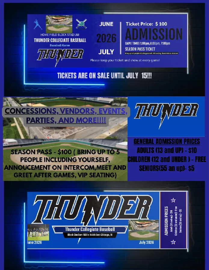 Thunder Baseball Game