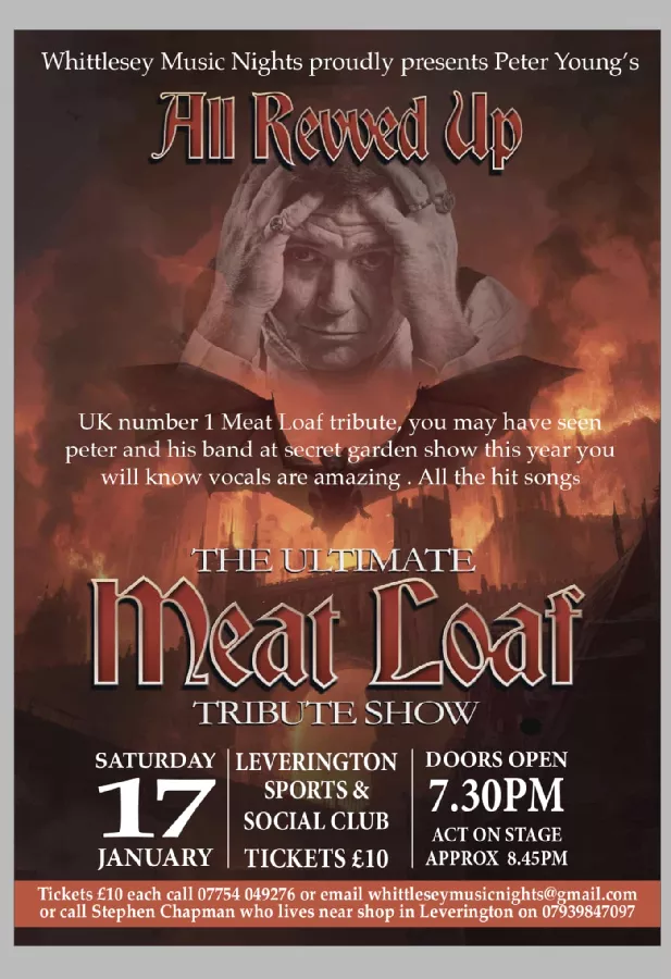 Pete Young as Meatloaf Tribute