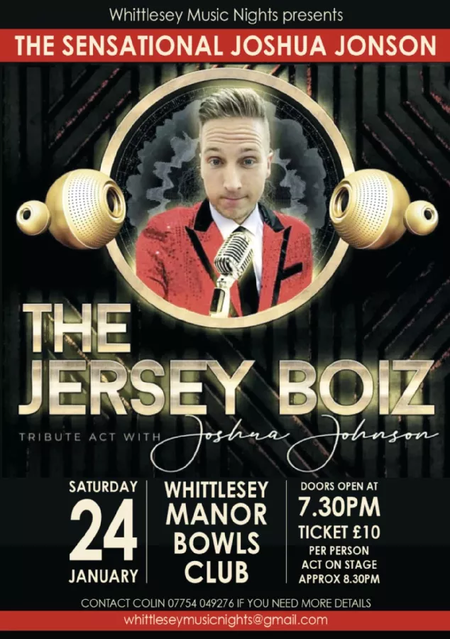 Get Information and buy tickets to The Jersey Boy  on Whittlesey music nights