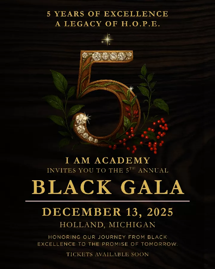 Get Information and buy tickets to Black Gala Drink Tickets  on I AM Academy
