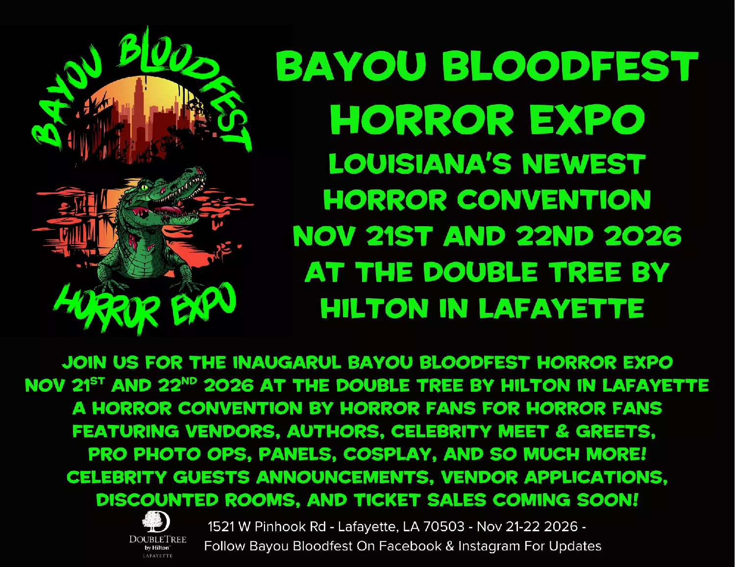 Bayou Bloodfest Horror Expo 2026 image