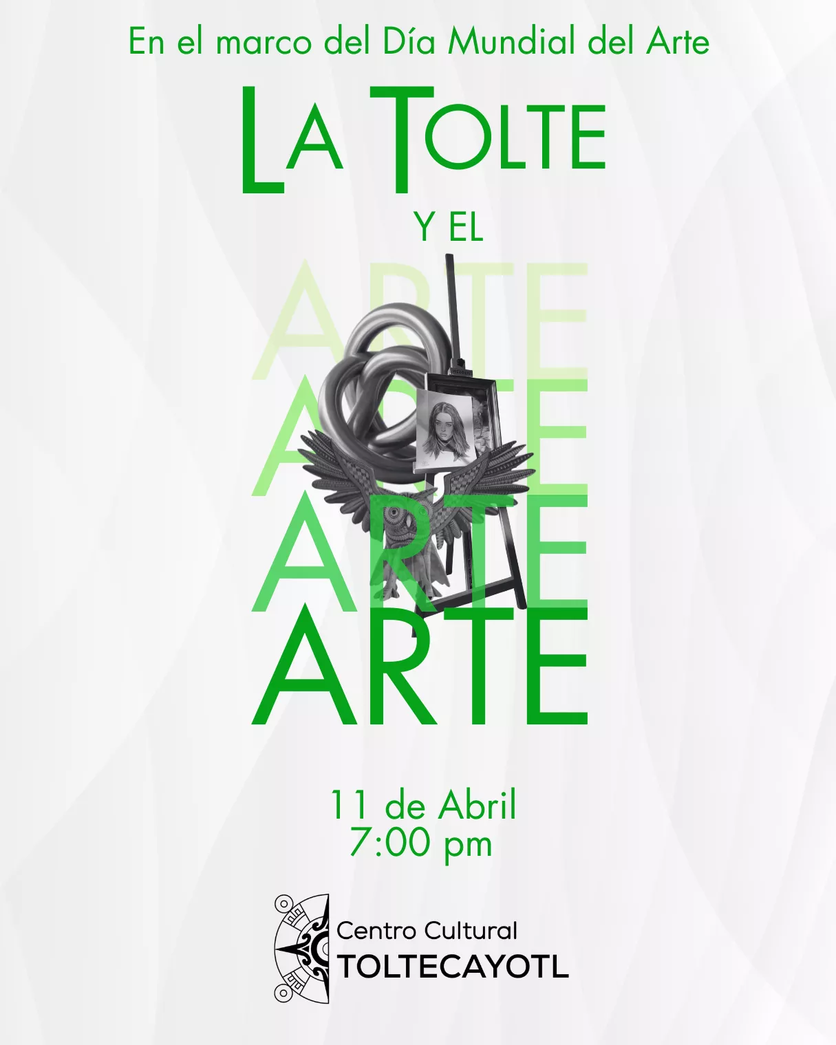 Get information & buy tickets toLA TOLTE Y EL ARTE Encuentro artístico on Apr 11, 19:00 @Centro Cultural Toltecayotl | Centro Cultural Toltecayotl