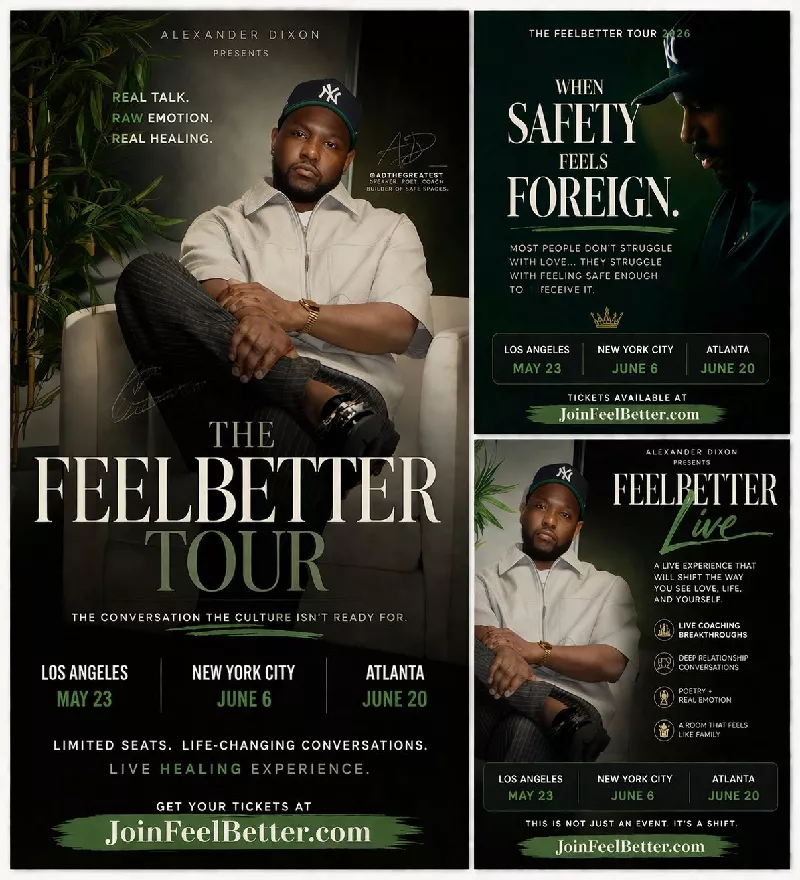 Get Information and buy tickets to Feel Better Live With Alexander Los Angeles on Savvy Seats