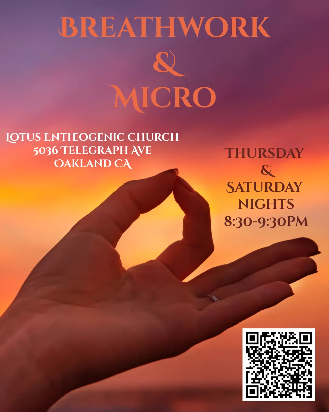 Thursday and Saturday night Breathwork with Richie image