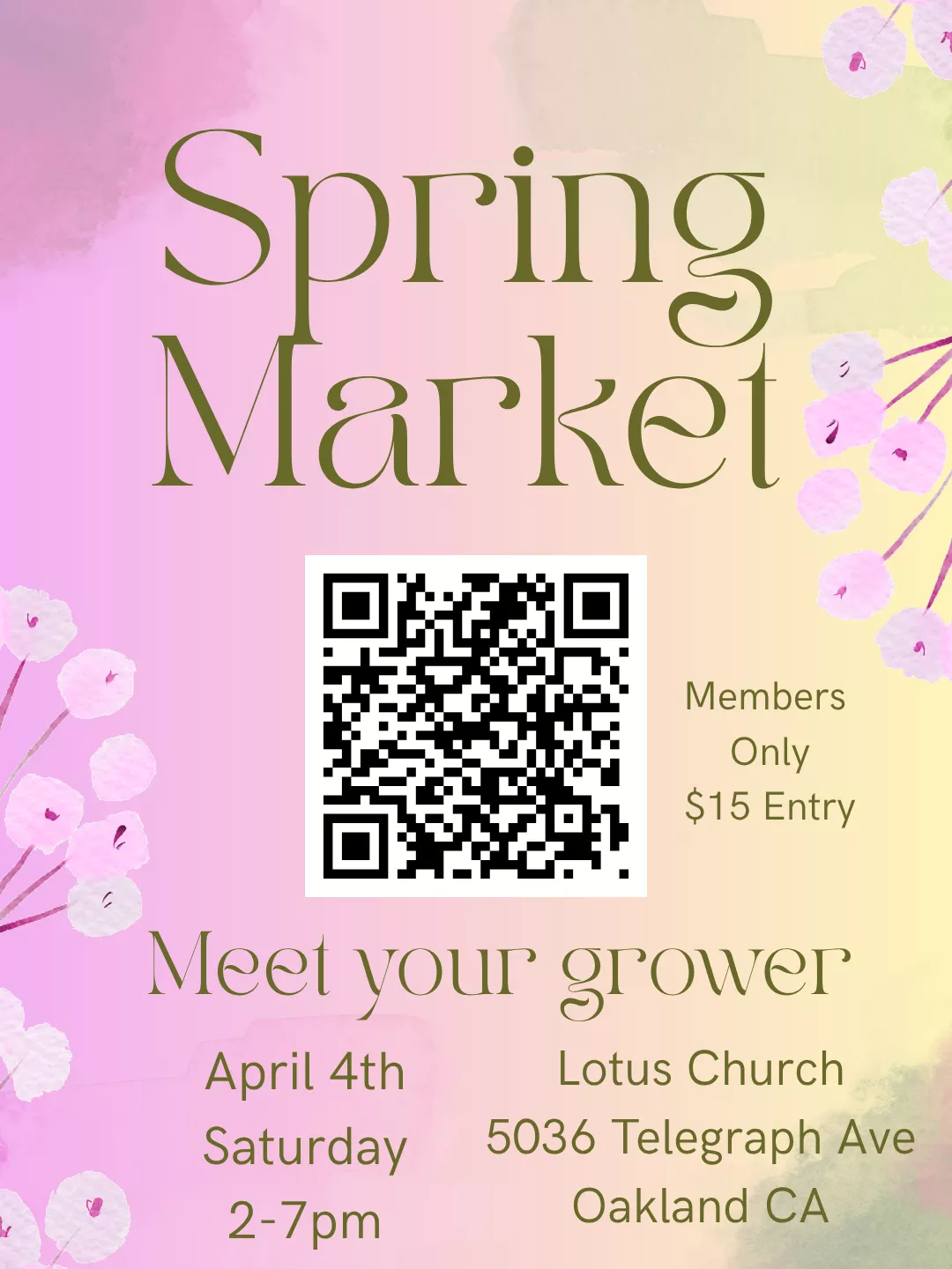 Spring Market at Lotus Church image