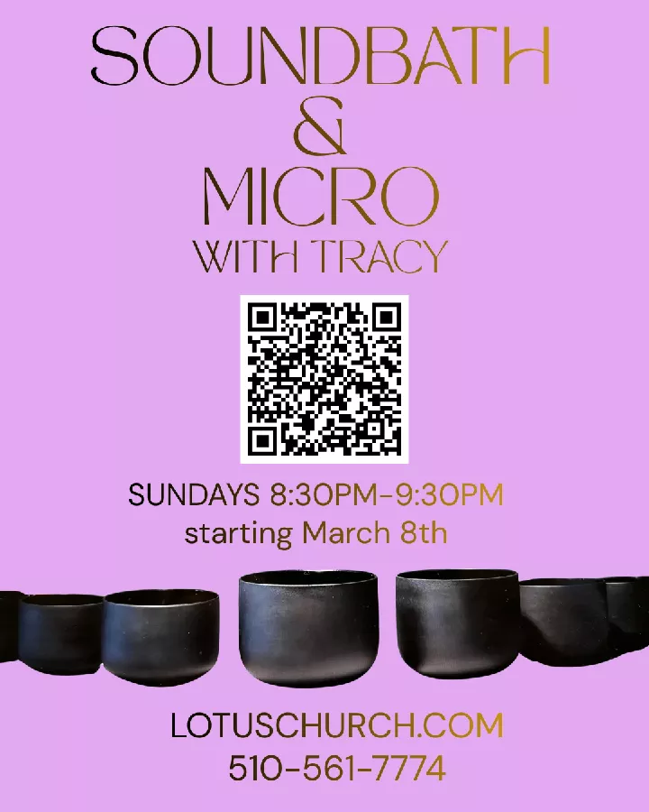 Get Information and buy tickets to SOUNDBATH WITH TRACY  on Lotus Church Inc