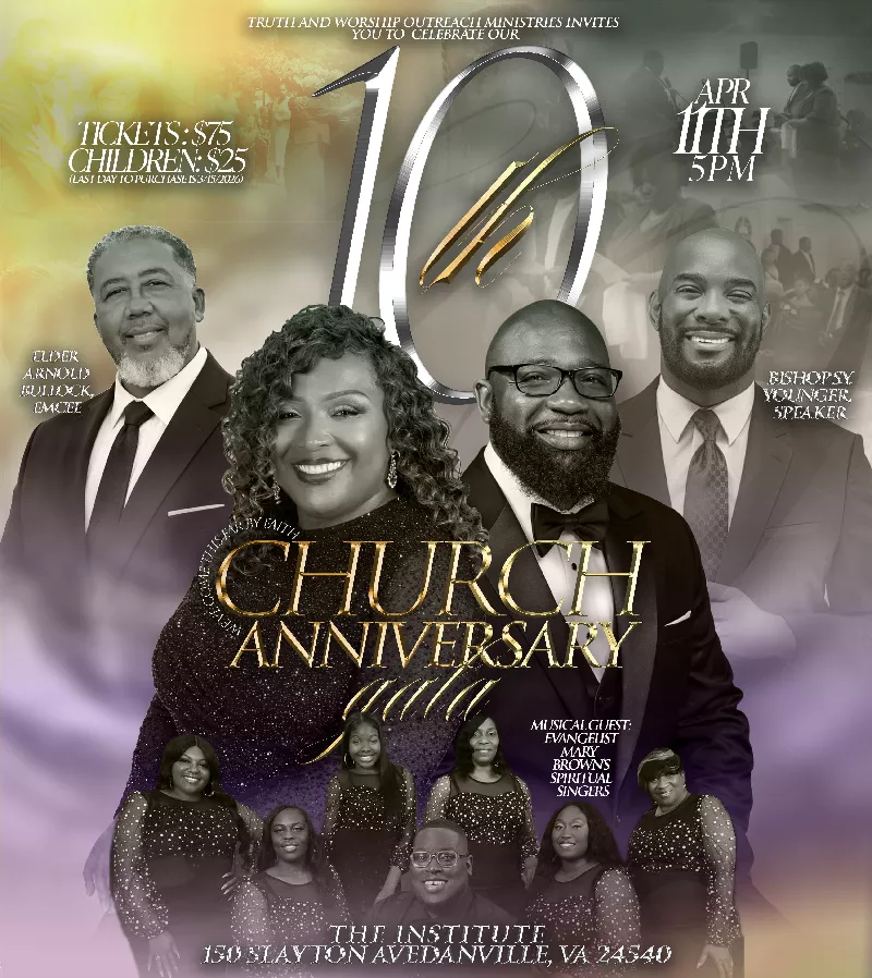 Get Information and buy tickets to 10th Anniversary Gala  on Truth and Worship Outreach