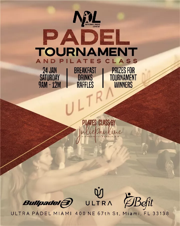 Get Information and buy tickets to Pádel tournament NPL  on Bodies by Pauline, LLC