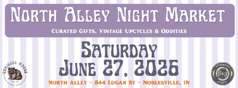 Get Information and buy tickets to NORTH ALLEY NIGHT MARKET *Curated Gifts, Vintage Upcycles & Oddities* on Aftershock Events