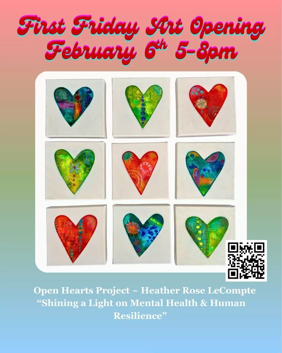 Get information & buy tickets toFirst Friday Art Opening & Hangout Come see our special exhibition for February! on Feb 06, 17:00 @Serene Abundance Studio Space