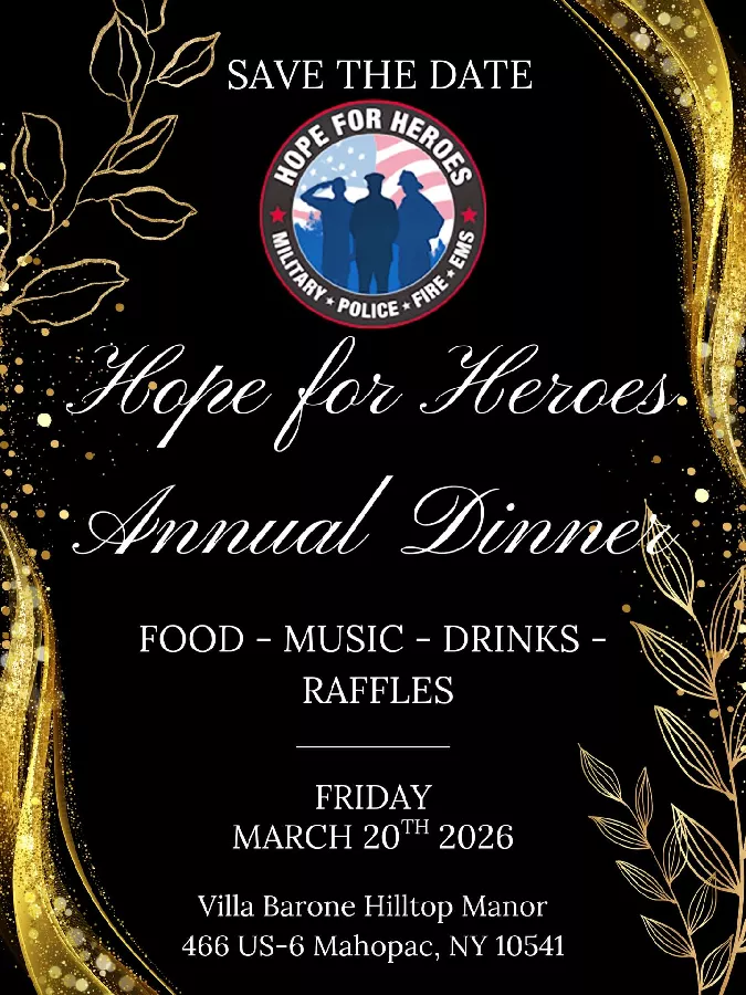 Get Information and buy tickets to Hope For Heroes Foundation - Annual Dinner  on Hey Hey CRM