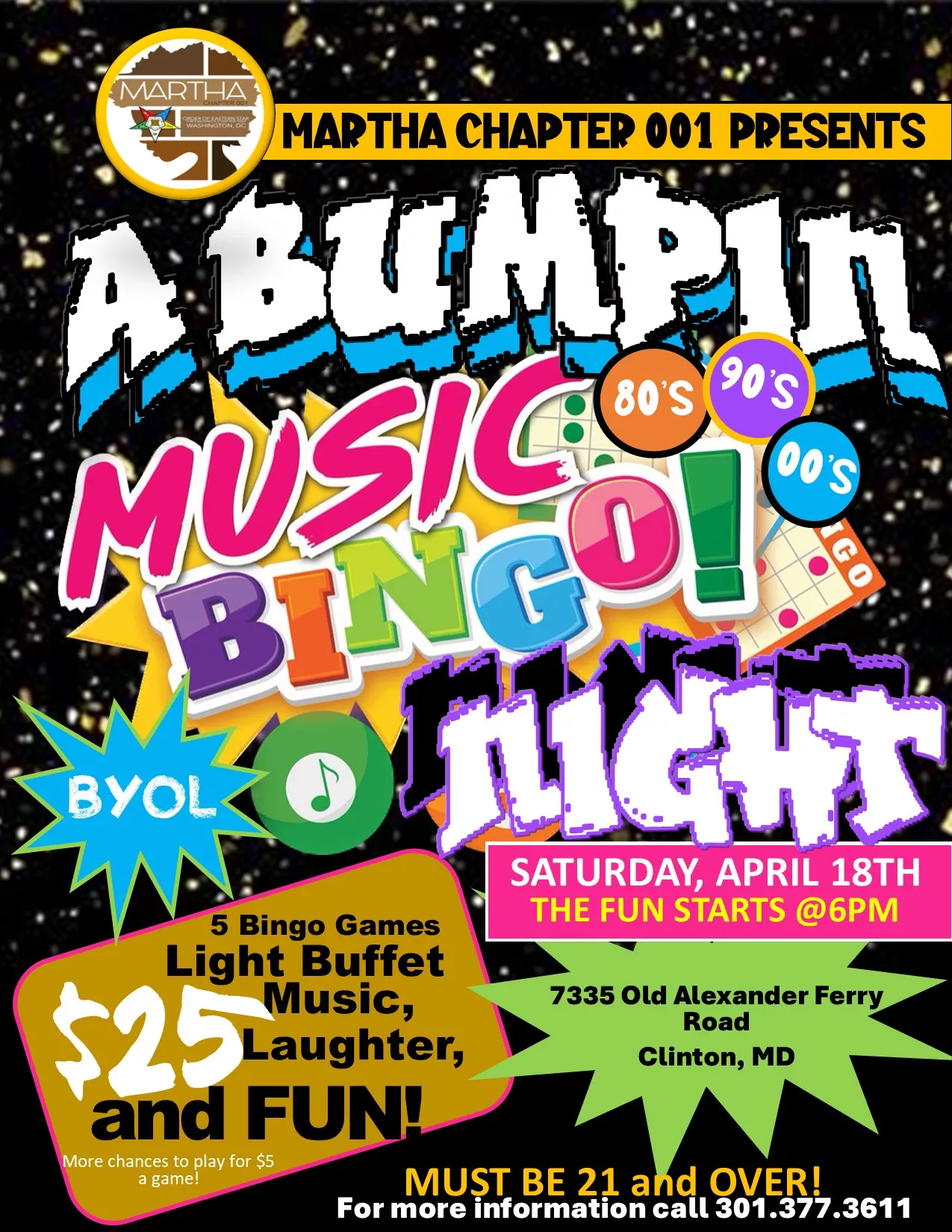 Martha Chapter 001 Presents : A Bumpin' Bingo Night! image
