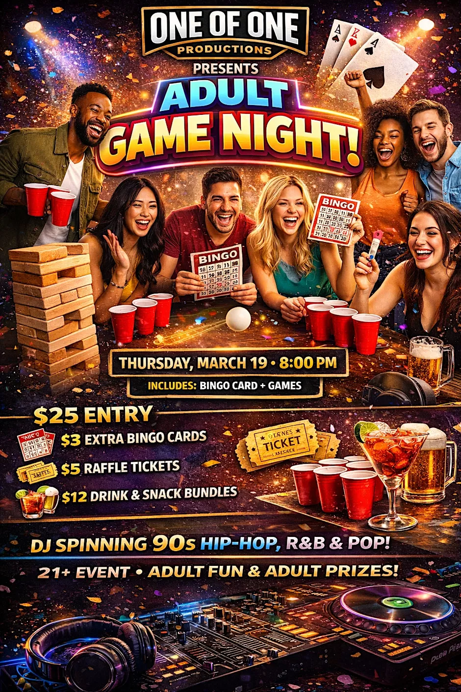 Adult Game Night image