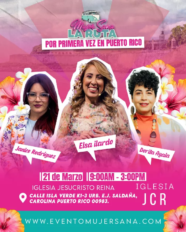 Get Information and buy tickets to Evento Mujer Sana PR Iglesia Jesucristo Reina on Iglesia Jesucristo Reina