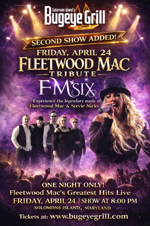 Get Information and buy tickets to Fleetwood Mac Tribute 2nd Show on Bugeye Grill