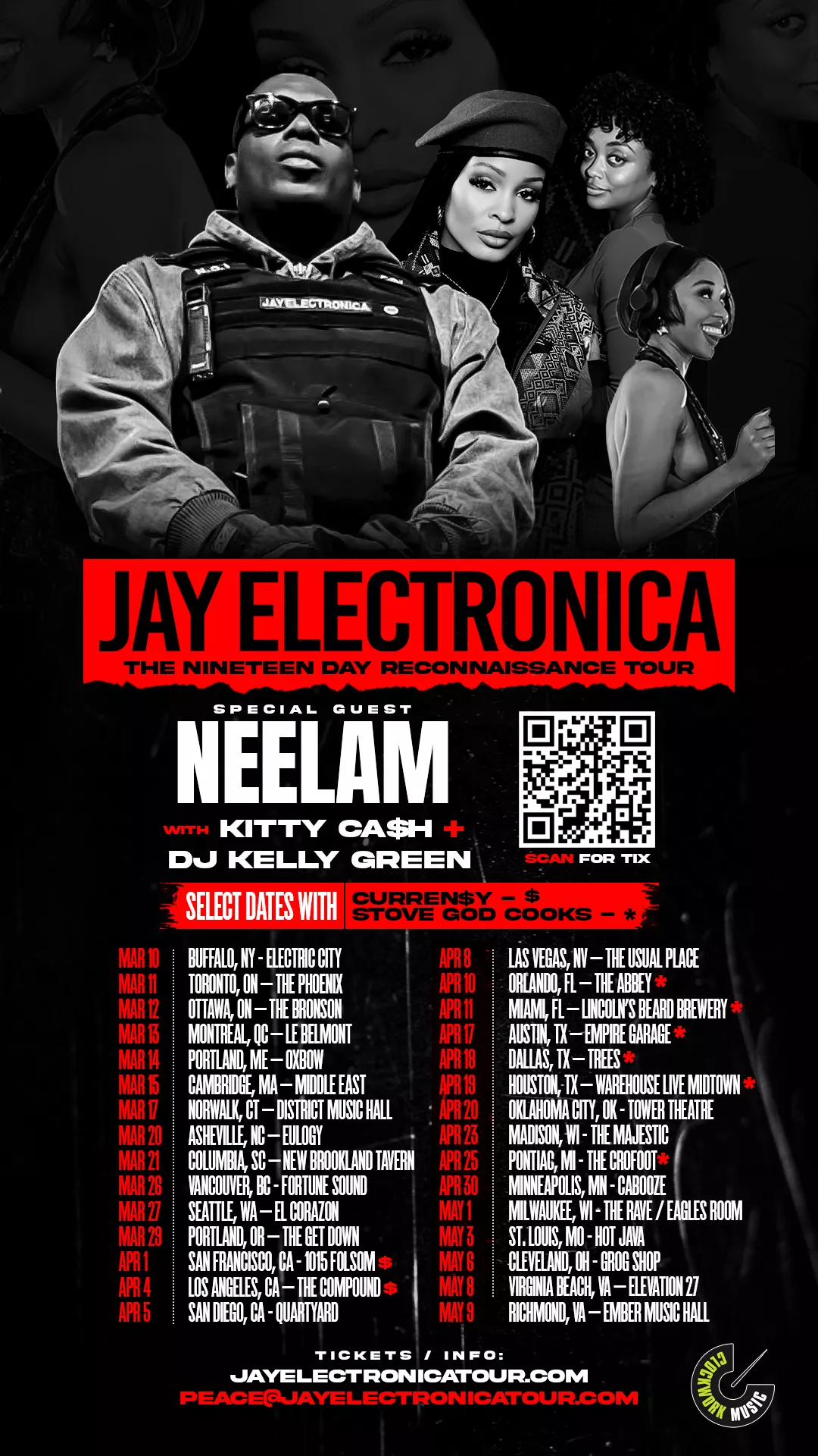 Jay Electronica : The 19th Reconnaissance Tour Hosted by Black Men Build x Black Men Read image