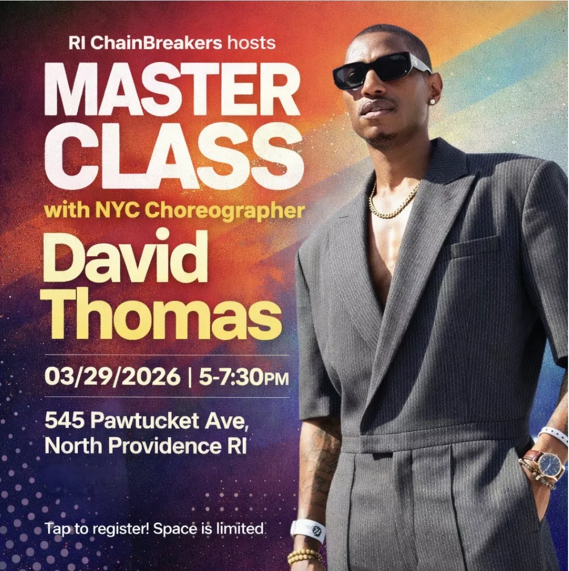 INT/ADV HipHop WorkShop with David Thomas image