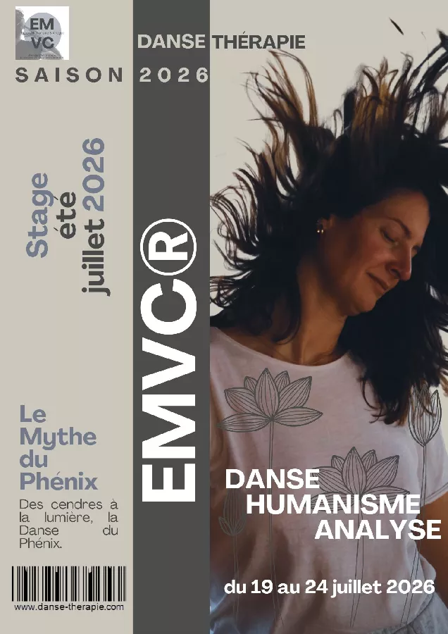 Danse Thérapie Stage été  juillet 2026 du 19 au 24 juillet 2026